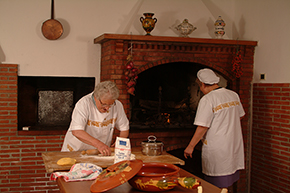 Photo of two chefs in kitchen